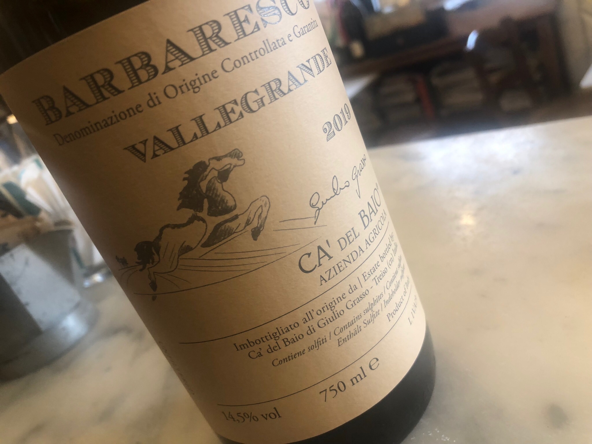 Ca Del Baio Barbaresco Vallegrande DOCG 2019 Vinodaburde