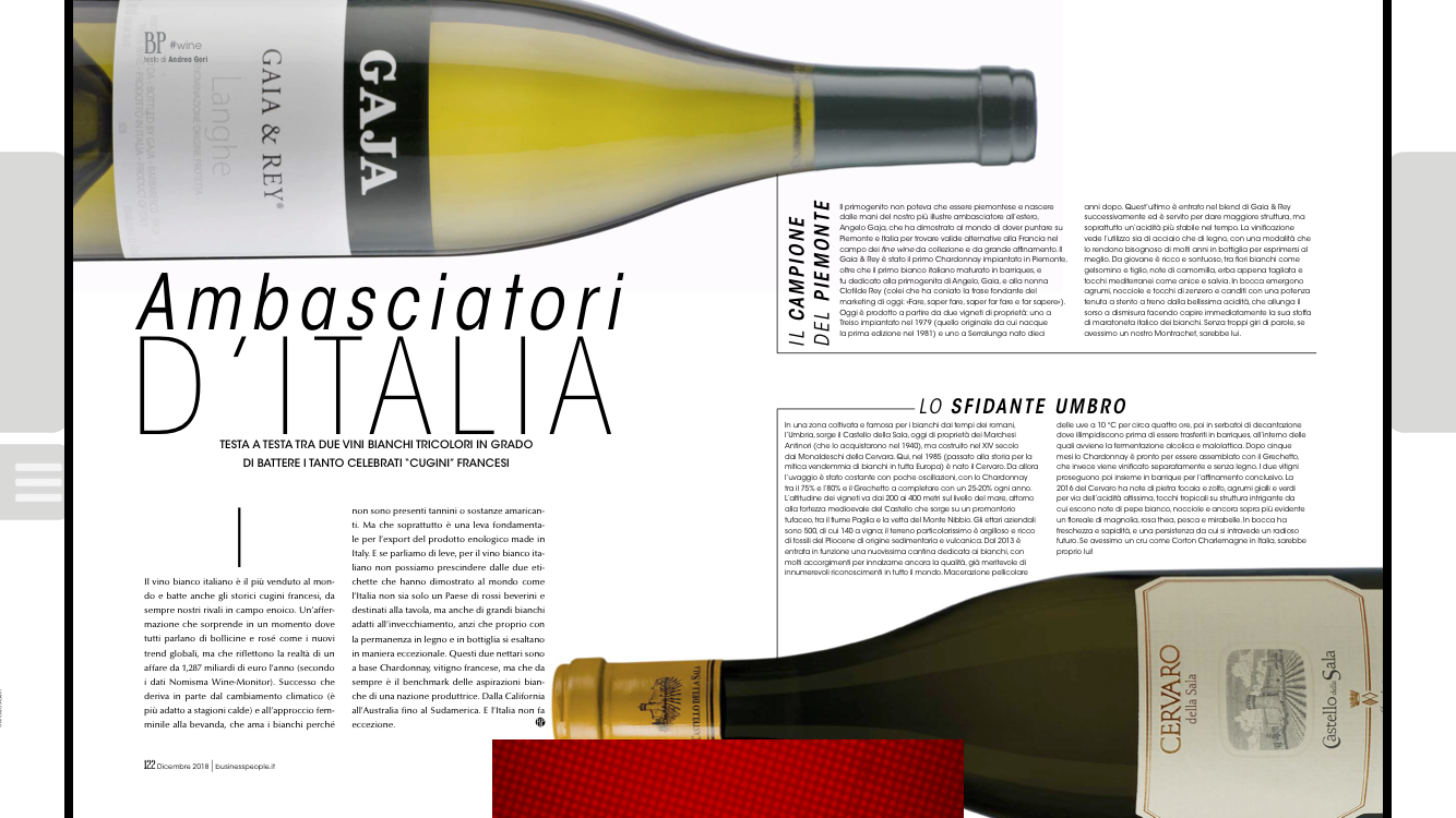 Gaia & Rey e Cervaro della Sala, i due miti del vino bianco italiano a  confronto | Vinodaburde